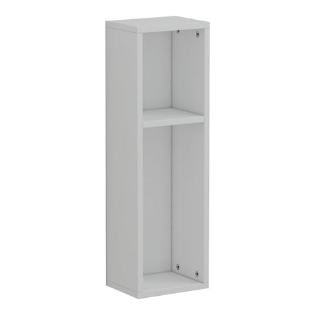 Racks Raft de perete-noptiera, alb, 20x15x65 cm