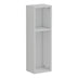 Racks Raft de perete-noptiera, alb, 20x15x65 cm