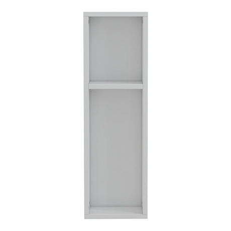 Racks Raft de perete-noptiera, alb, 20x15x65 cm