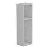 Racks Raft de perete-noptiera, alb, 20x15x65 cm