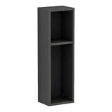 Racks Raft de perete-noptiera, Gri, 20x15x65 cm