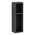 Racks Raft de perete-noptiera, Gri, 20x15x65 cm