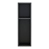 Racks Raft de perete-noptiera, Gri, 20x15x65 cm