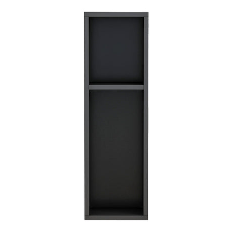 Racks Raft de perete-noptiera, Gri, 20x15x65 cm