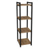 Raft bucatarie Harvey, natural - negru, 33x28x100 cm