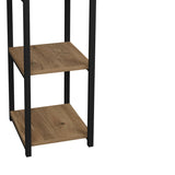 Raft bucatarie Harvey, natural - negru, 33x28x100 cm