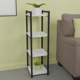 Raft bucatarie Harvey, negru - alb, 33x28x100 cm