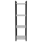 Raft bucatarie Harvey, negru - alb, 33x28x100 cm