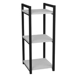 Raft bucatarie Harvey, negru - alb, 33x28x70 cm