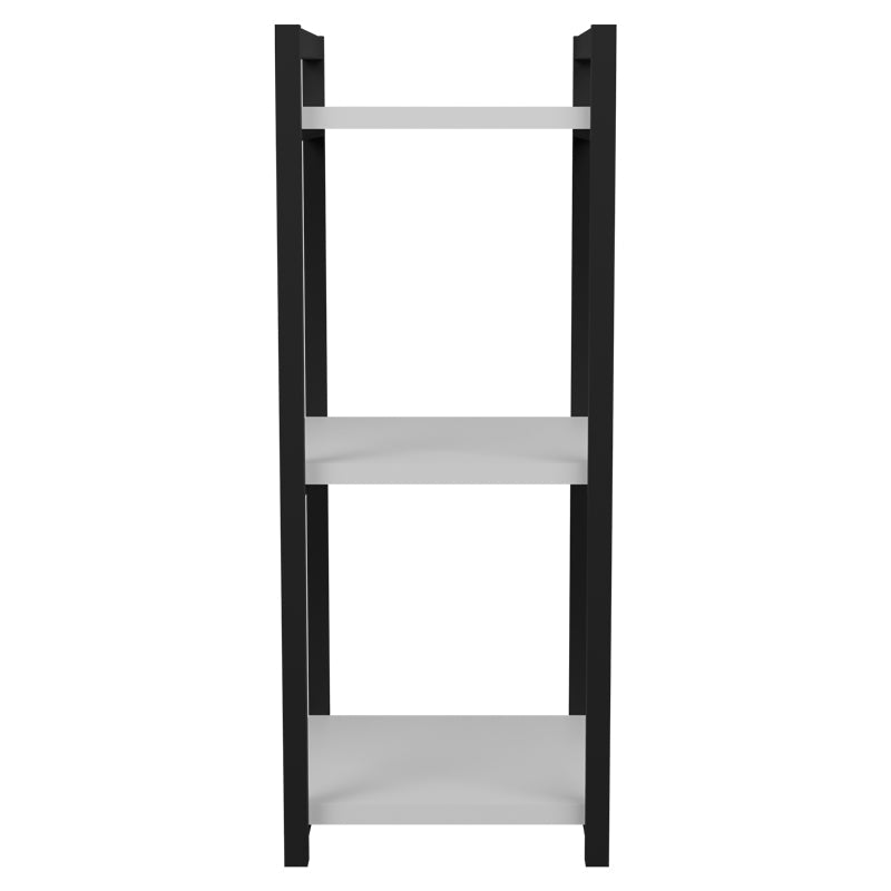 Raft bucatarie Harvey, negru - alb, 33x28x70 cm