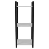 Raft bucatarie Harvey, negru - alb, 33x28x70 cm