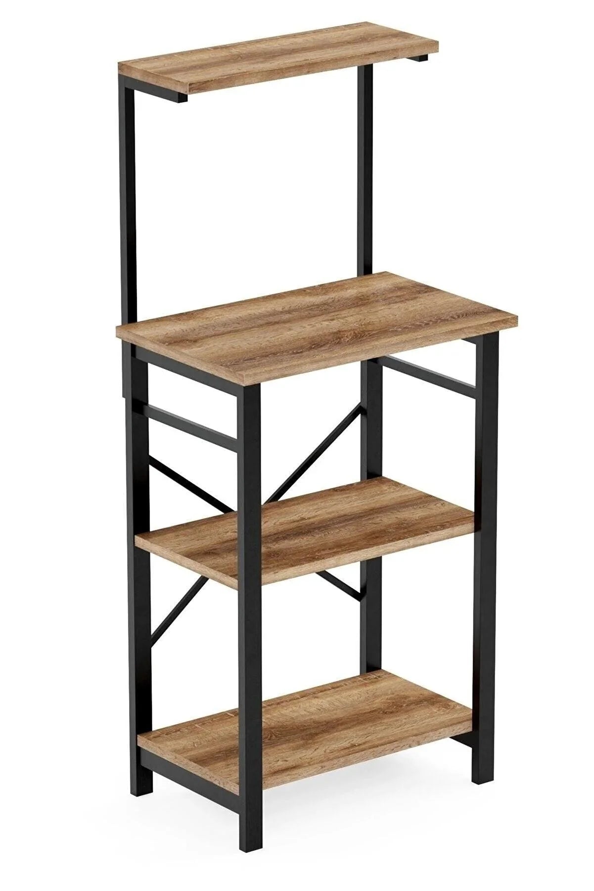Raft Bucatarie Smart MB1-998-4060S Home Collection®, 4 rafturi, Alb, 60x128x40 cm - Natur | SKU: MB1-657-4060S