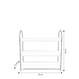 Raft De Bucatarie Hamm cu 3 Rafturi, Stejar, 45x42x17 cm