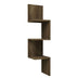 Raft de colt Insta, Alb - Nuc, 25x25x105 cm - 120-000170