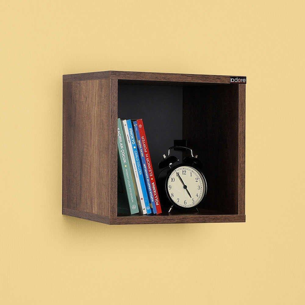 Raft de perete RAF-033-DD-1 Home Collection®, 33x33x19 cm - Nuc | SKU: RAF-033-OO-1