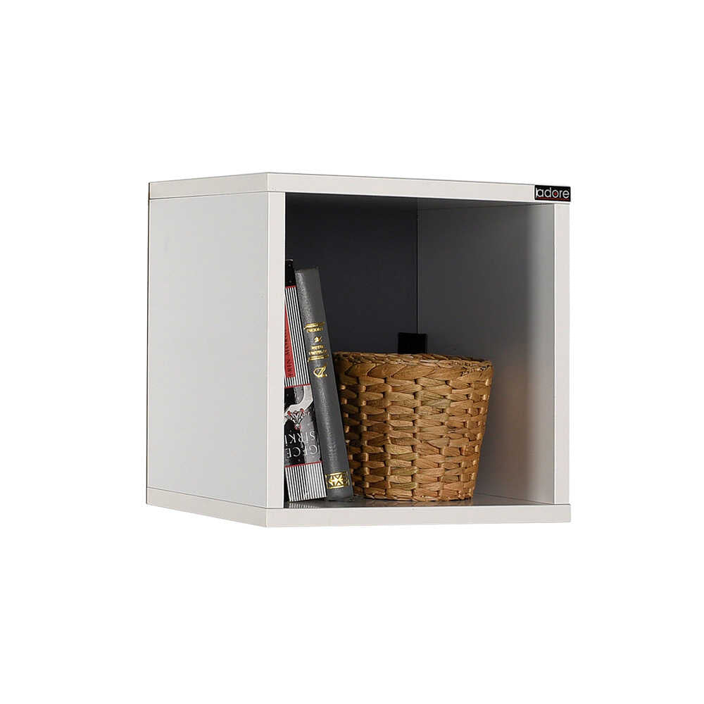 Raft de perete RAF-033-DD-1 Home Collection®, 33x33x19 cm - Alb | SKU: RAF-033-DD-1, RAF-033-OO-1, RAF-033-FF-1, RAF-033-UU-1