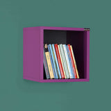 Raft de perete RAF-033-DD-1 Home Collection®, 33x33x19 cm - Mov | SKU: RAF-033-DD-1, RAF-033-OO-1, RAF-033-FF-1, RAF-033-UU-1