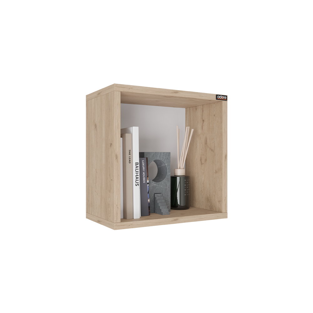 Raft de perete RAF-033-DD-1 Home Collection®, 33x33x19 cm - Stejar | SKU: RAF-033-FF-1