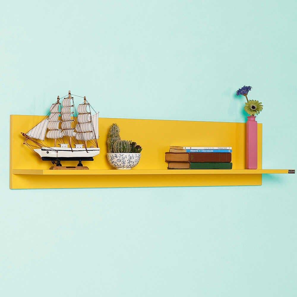 Raft de perete RAF-11-PP-1 Home Collection® Optimal, 120x25x20 cm - Galben | SKU: RAF-11-HH-1