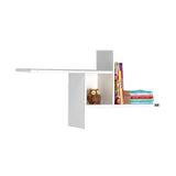 Raft de perete RAF-04-DD-1 Home Collection® Windmill cu 3 Compartimente, 100x50x18 cm - Alb | SKU: RAF-04-DD-1, RAF-04-OO-1, RAF-04-UU-1, RAF-04-YY-1, RAF-04-FF-1