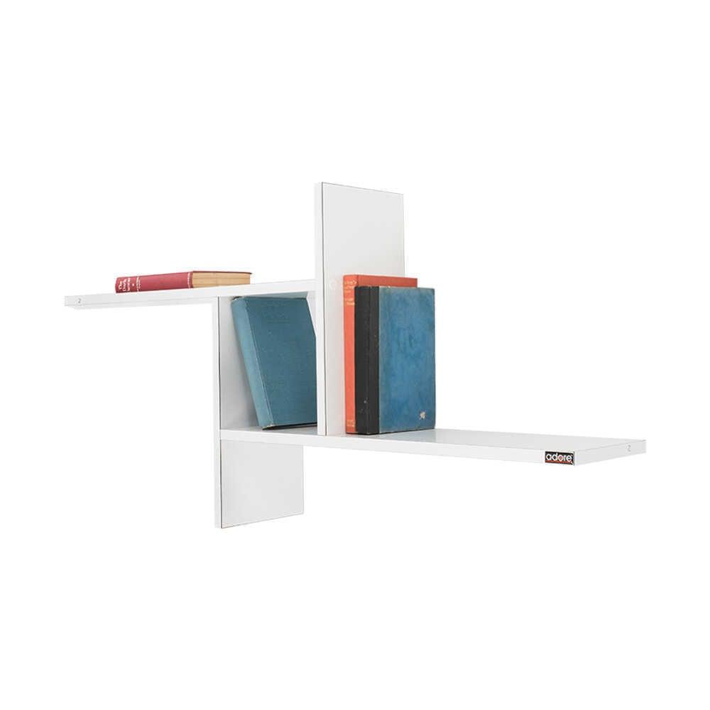 Raft de perete RAF-04-DD-1 Home Collection® Windmill cu 3 Compartimente, 100x50x18 cm - Alb | SKU: RAF-04-DD-1, RAF-04-OO-1, RAF-04-UU-1, RAF-04-YY-1, RAF-04-FF-1