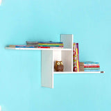 Raft de perete RAF-04-DD-1 Home Collection® Windmill cu 3 Compartimente, 100x50x18 cm - Alb | SKU: RAF-04-DD-1, RAF-04-OO-1, RAF-04-UU-1, RAF-04-YY-1, RAF-04-FF-1