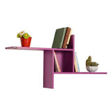 Raft de perete RAF-04-DD-1 Home Collection® Windmill cu 3 Compartimente, 100x50x18 cm - Mov | SKU: RAF-04-DD-1, RAF-04-OO-1, RAF-04-UU-1, RAF-04-YY-1, RAF-04-FF-1