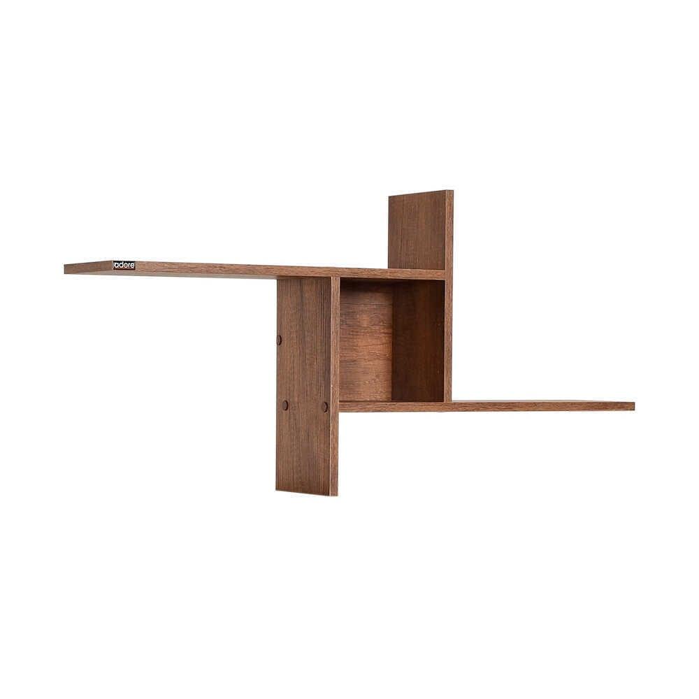 Raft de perete RAF-04-DD-1 Home Collection® Windmill cu 3 Compartimente, 100x50x18 cm - Maro | SKU: RAF-04-OO-1