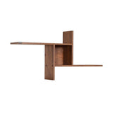 Raft de perete RAF-04-DD-1 Home Collection® Windmill cu 3 Compartimente, 100x50x18 cm - Maro | SKU: RAF-04-OO-1