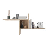 Raft de perete RAF-04-DD-1 Home Collection® Windmill cu 3 Compartimente, 100x50x18 cm - Stejar | SKU: RAF-04-FF-1