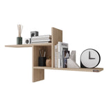 Raft de perete RAF-04-DD-1 Home Collection® Windmill cu 3 Compartimente, 100x50x18 cm - Stejar | SKU: RAF-04-FF-1