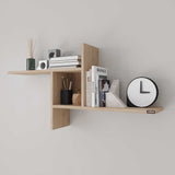 Raft de perete RAF-04-DD-1 Home Collection® Windmill cu 3 Compartimente, 100x50x18 cm - Stejar | SKU: RAF-04-FF-1