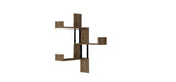 Raft de perete Biat, 3 Rafturi, Stejar, 105x60x20 cm