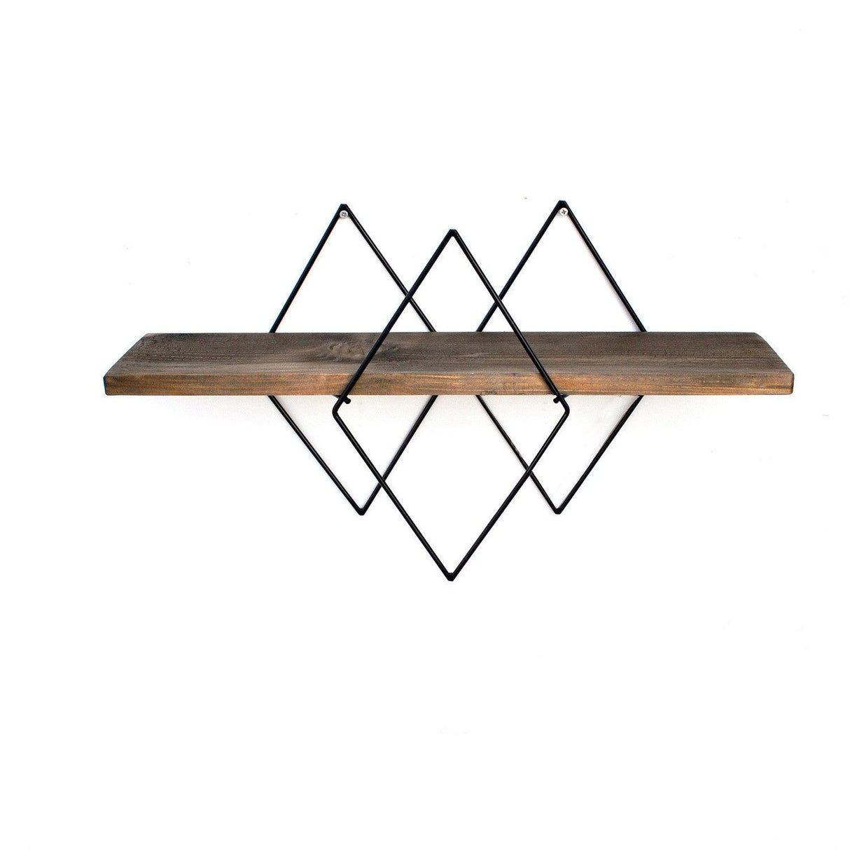 Raft de perete Chelsea, Nuc, 60x36x14 cm