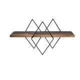 Raft de perete Chelsea, Nuc, 60x36x14 cm