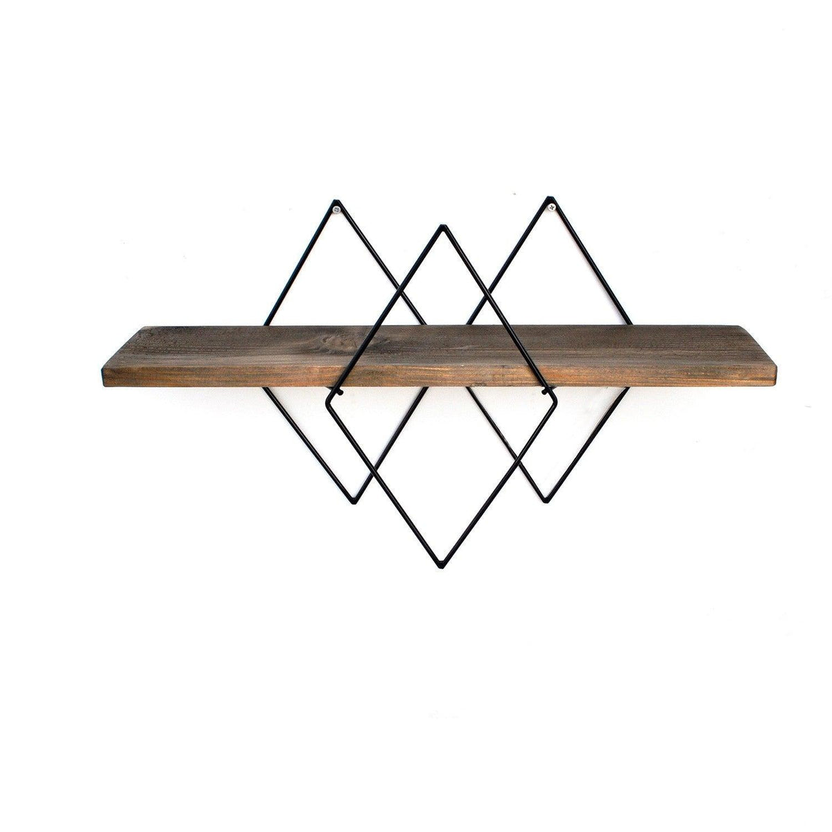 Raft de perete Chelsea, Nuc, 60 x 36 x 14 cm