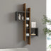 Raft de perete Garel, Lemn, 53x19x108 cm - 120-000565