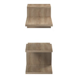 Raft de perete modern Galler, Diverse culori, 79x19x18 cm - Stejar