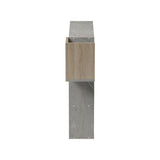 Cuier decorativ Wenia, Imitatie Marmura Sonoma și Bej, Lemn, 99x15x61 cm