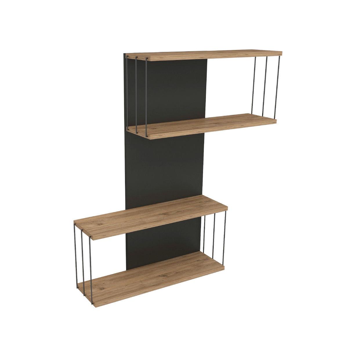Raft de perete Destan, 64x96x19 cm - Crem