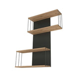 Raft de perete Destan, 64x96x19 cm - Maro
