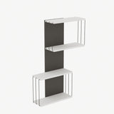 Raft de perete Destan, 64x96x19 cm - Alb