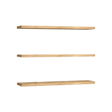 Set 3 rafturi de perete Edna, Melamina, 60x14 cm