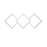 Raft de perete Galaxy Wall Shelf, Gri, 102x42x20 cm - Alb