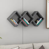 Raft de perete Galaxy Wall Shelf, Gri, 102x42x20 cm - Gri