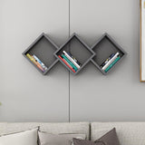 Raft de perete Galaxy Wall Shelf, Gri, 102x42x20 cm - Gri