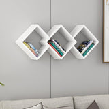 Raft de perete Galaxy Wall Shelf, Gri, 102x42x20 cm - Alb