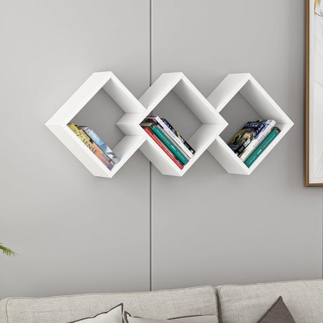 Raft de perete Galaxy Wall Shelf, Gri, 102x42x20 cm