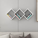 Raft de perete Galaxy Wall Shelf, Gri, 102x42x20 cm - Alb