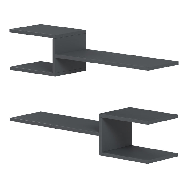 Raft de perete modern Galler, Diverse culori, 79x19x18 cm - Antracit